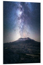 Gallery print The Milky Way over Mount St Helens