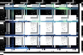Gerahmter Kunstdruck Nordlichter tanzen über dem Godafoss in Island