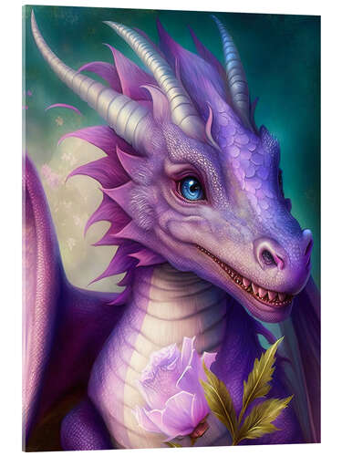 Acrylglasbild Der Drache Miorath
