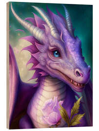 Wood print The dragon Miorath
