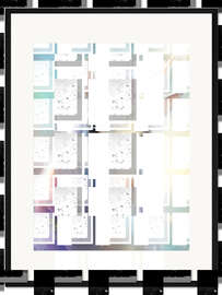 Gerahmter Kunstdruck Zauberhaftes Einhornporträt