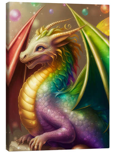 Stampa su tela The dragon Aymrienth