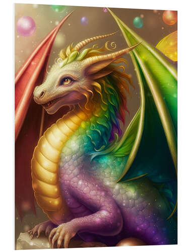 Foam board print The dragon Aymrienth