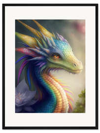 Gerahmter Kunstdruck Der Drache Xiandu