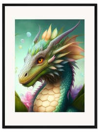 Gerahmter Kunstdruck Der Drache Sagaeth