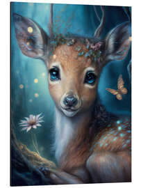 Magnettafel Zauberhaftes Rehkitz