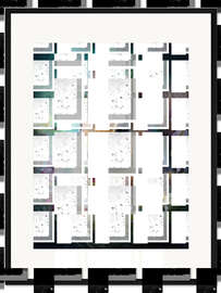 Gerahmter Kunstdruck Eichhörnchen mit Blümchen