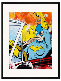 Gerahmter Kunstdruck Batgirl