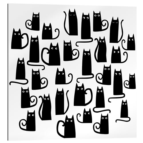 Gallery print Black Cats