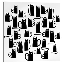 Gallery print Black Cats