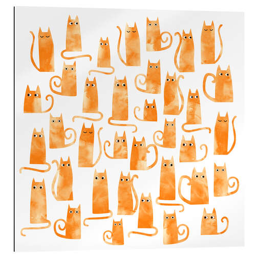 Gallery print Orange Cats Watercolour