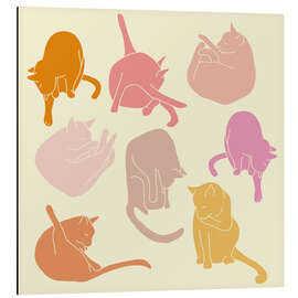 Magnettafel Katzen am Nachmittag