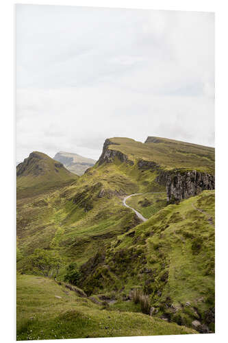 Foam board print Scottish landscape