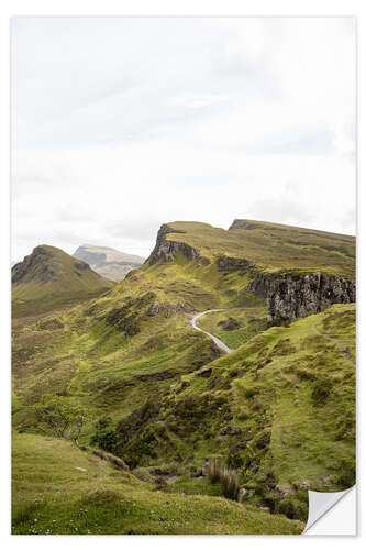 Sticker mural Scottish landscape