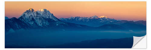 Naklejka na ścianę Chiemgau Alps at Sunrise