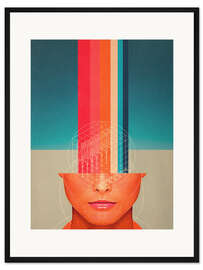 Gerahmter Kunstdruck Mind Geometry