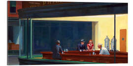 Tableau en plexi-alu Nighthawks (détail) I