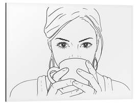 Magnettafel Morning Coffee