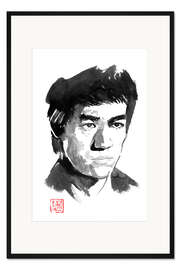 Gerahmter Kunstdruck Bruce Lee