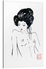 Aluminium print Delicate Geisha