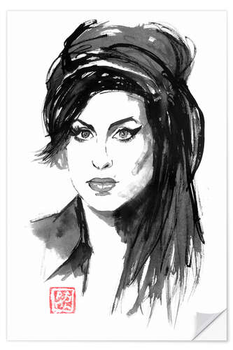 Wandsticker Amy Winehouse