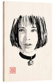 Wood print Mathilda