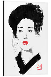 Tableau en aluminium Lady Geisha