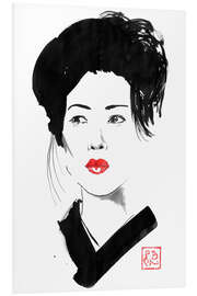 Foam board print Lady Geisha