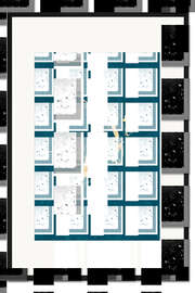 Gerahmter Kunstdruck Hummingbird Gold Silhouettes I