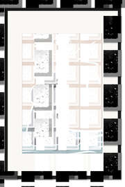 Gerahmter Kunstdruck Elefant beim Baden