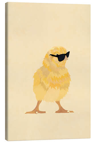 Canvas print Cool chick