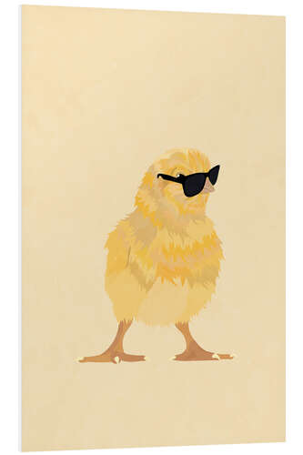 Foam board print Cool chick