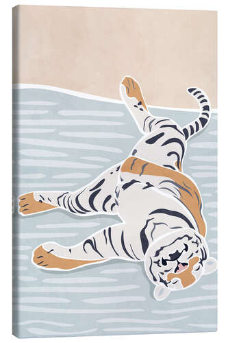 Canvas-taulu Sleeping Tiger