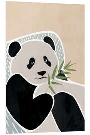 Quadro em PVC Relaxed panda