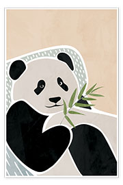 Póster Relaxed panda