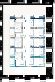 Gerahmter Kunstdruck Goldene Bergspitzen im Mondlicht