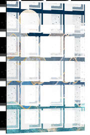 Magnettafel Goldene Bergspitzen im Mondlicht