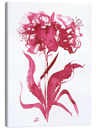 Canvas print Magenta Floral