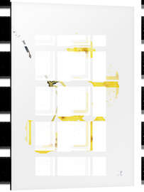 Magnettafel Goldener Ginkgo