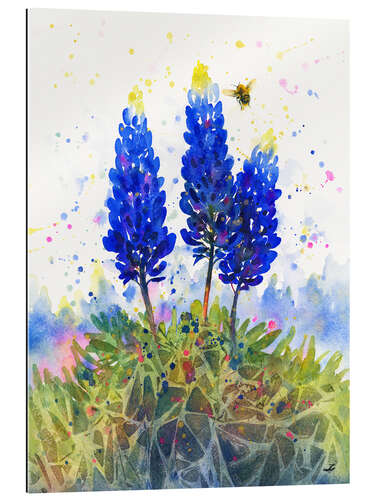 Galleriprint Bluebonnets and Bumblebee