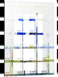 Magnettafel Wiesenlupine und Hummel