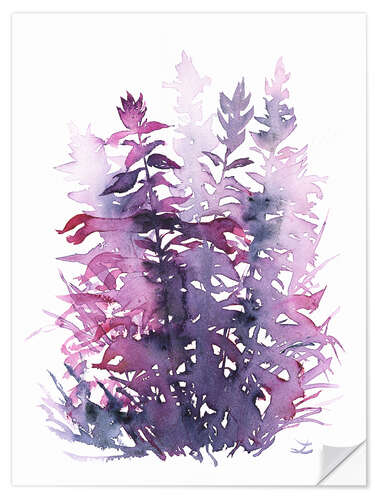 Sticker mural Magenta Salvia