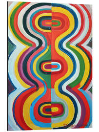 Magnettafel Bunte Wellen