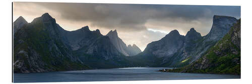 Galleriprint A huge fjord panorama on the Lofoten