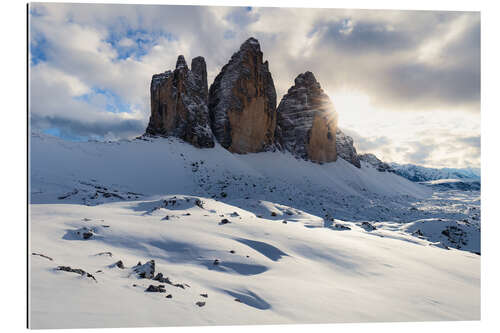 Gallery print Winter at the Three Peaks