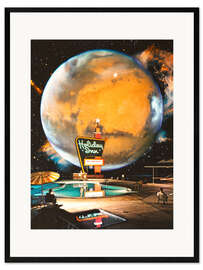 Kehystetty taidepainatus The Space Hotel