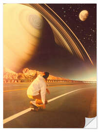 Wall sticker Space Skater