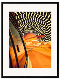 Impresión de arte enmarcada The Real Road Trip II