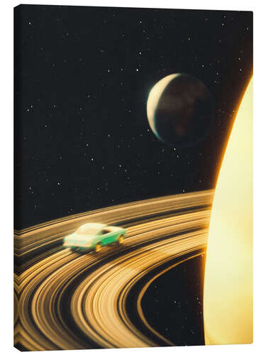 Canvas print Saturn Road Trip