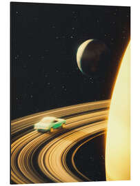 Magnettafel Saturn-Roadtrip